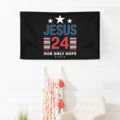 Jesus Christ 2024 President Verenigde Staten Verki Spandoek (Insitu)