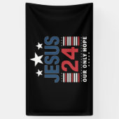 Jesus Christ 2024 President Verenigde Staten Verki Spandoek (Verticaal)