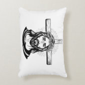 Jesus Christ Accent Kussen (Voorkant(Verticaal))