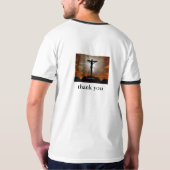 jesus christ , bedankt t-shirt (Achterkant volledig)