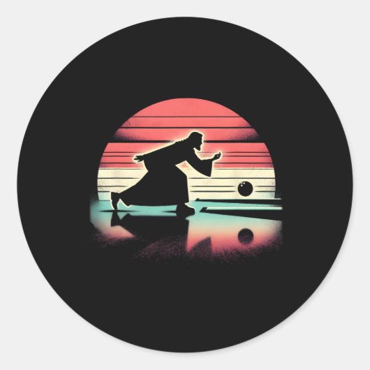 Jesus Christ Bowler - Grappig Christelijk Religieu Ronde Sticker (Voorkant)