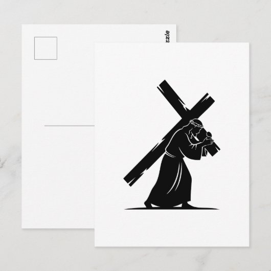 Jesus Christ Briefkaart (Voorkant / Achterkant)