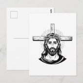 Jesus Christ Briefkaart (Voorkant / Achterkant)