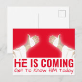 JESUS CHRIST BRIEFKAART (Voorkant / Achterkant)