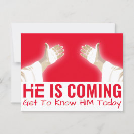 JESUS CHRIST BRIEFKAART