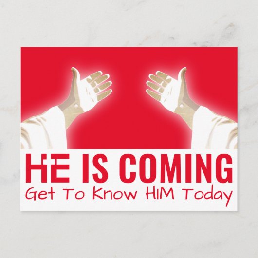 JESUS CHRIST BRIEFKAART (Voorkant)