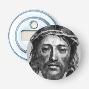 JESUS CHRIST BUTTON FLESOPENER