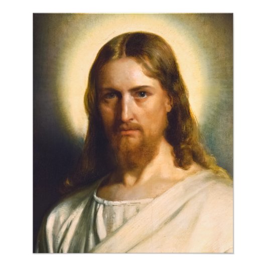 Jesus Christ by Carl Heinrich Bloch Foto Afdruk (Voorkant)