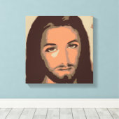 JESUS CHRIST CANVAS AFDRUK (Insitu (Houten vloer))