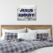 JESUS CHRIST CANVAS AFDRUK (Insitu (Slaapkamer))