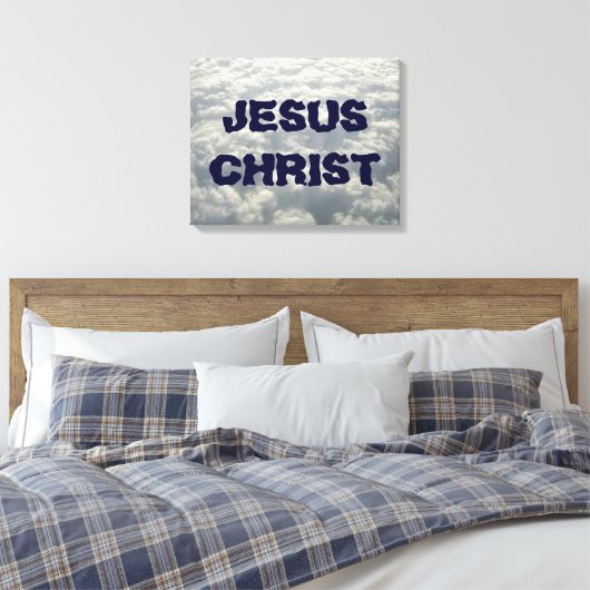 JESUS CHRIST CANVAS AFDRUK (Insitu (Slaapkamer))