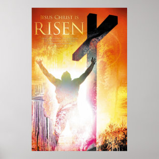 JESUS CHRIST Christelijk, religieus, bijbelse vers Poster