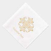 Jesus Christ Conquers Emblem Folie Servetten (Rechts)