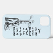 Jesus Christ Crucifixion cross Bible Quotes Case-Mate iPhone Case (Achterkant (horizontaal))