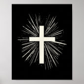 Jesus Christ Design For Christians Men Women Chris Poster (Voorkant)