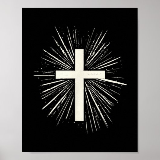 Jesus Christ Design For Christians Men Women Chris Poster (Voorkant)