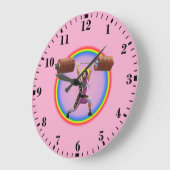 Jesus Christ doing the Clean and Jerk Grote Klok (Hoek)