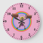 Jesus Christ doing the Clean and Jerk Grote Klok (Voorkant)