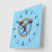 Jesus Christ doing the Clean and Jerk Vierkante Klok (Hoek)