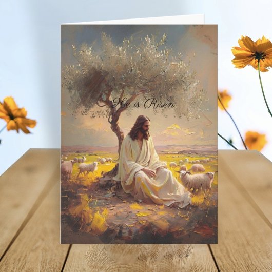 Jesus Christ Easter Religious Chisrian Kaart