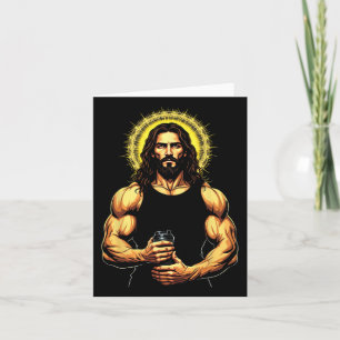 Jesus Christ en Protein schudt Christelijke Gym We Kaart