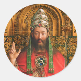 Jesus Christ Ghent Altarpiece Sticker