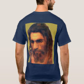 Jesus Christ head study before 1872 Ivan Kramskoi T-shirt (Achterkant)