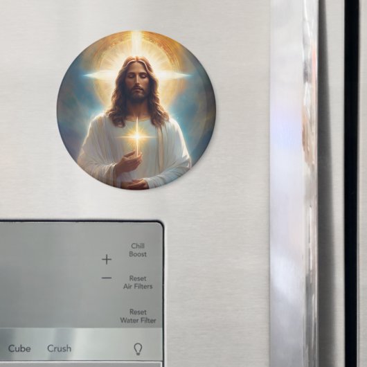 Jesus Christ Heavenly Image for your Refrigerator Magneet (Insitu (Koelkast))