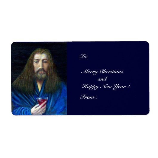 JESUS CHRIST, HET KARAKELETIKET ETIKET (Voorkant)