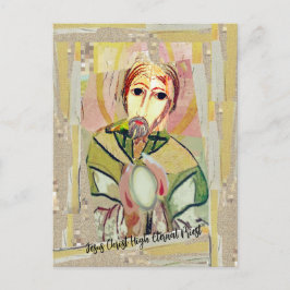 Jesus Christ High Eternal Priest Briefkaart