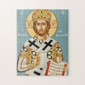 Jesus Christ Holding the Gospels Orthodox Icon     Legpuzzel (Verticaal)