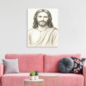 Jesus Christ Illustration™ LDS Art Canvas Afdruk (Insitu (Woonkamer))