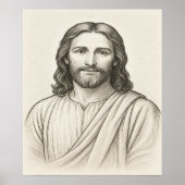 Jesus Christ Illustration™ LDS Art Poster (Voorkant)