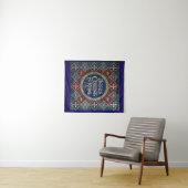 'Jesus Christ is KING' Christian Inspired Tapestry Wandkleed (In Situ (horizontaal))