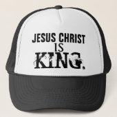 JESUS CHRIST IS KING TRUCKER PET (Voorkant)