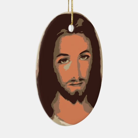 JESUS CHRIST KERAMISCH ORNAMENT (Rechts)