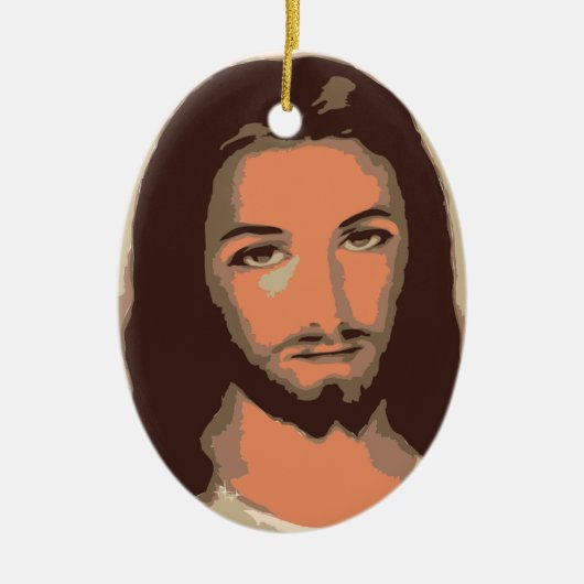 JESUS CHRIST KERAMISCH ORNAMENT (Voorkant)