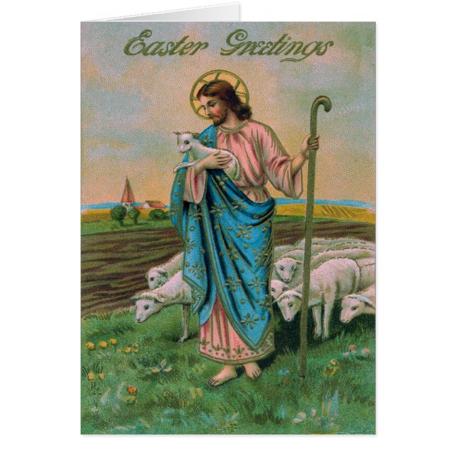 Jesus Christ Lamb Shepherd (Voorkant)