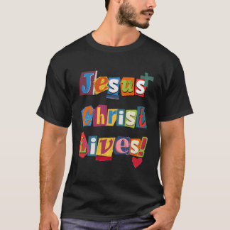 Jesus Christ leeft voor Christelijke Scrapbooking  T-shirt