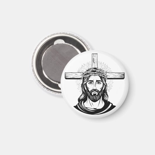 Jesus Christ Magneet (Voorkant / Achterkant)