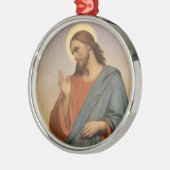 JESUS CHRIST METALEN ORNAMENT (Links)