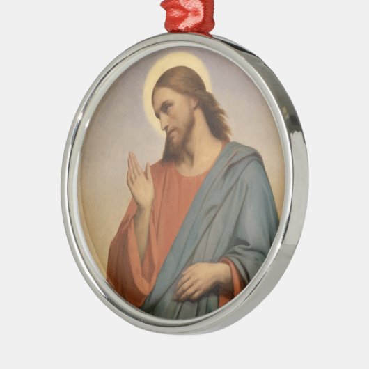 JESUS CHRIST METALEN ORNAMENT (Links)