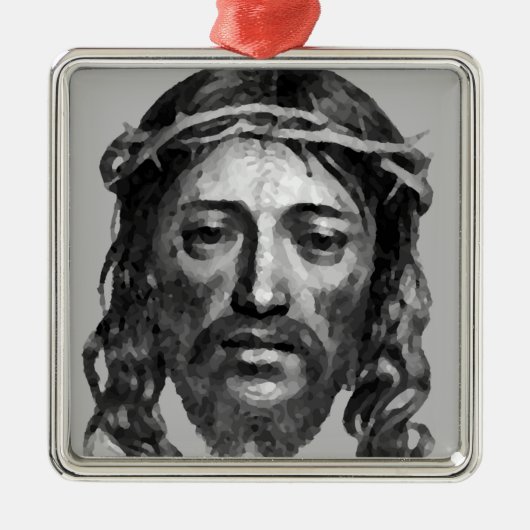 JESUS CHRIST METALEN ORNAMENT (Voorkant)