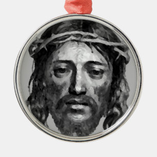 JESUS CHRIST METALEN ORNAMENT