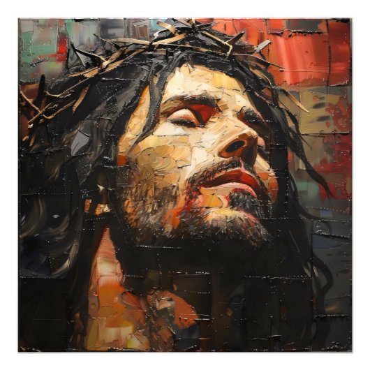 Jesus Christ Modern Foto Afdruk (Voorkant)