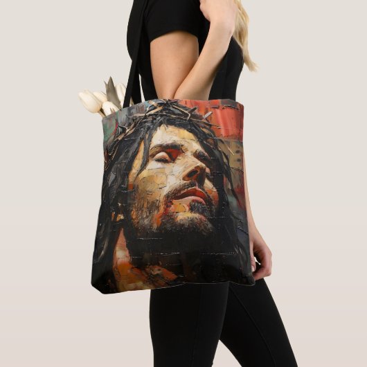 Jesus Christ Modern Tote Bag (Dichtbij)