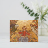 jesus christ mosaic briefkaart (Staand voorkant)