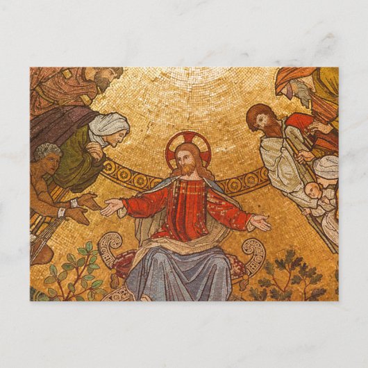 jesus christ mosaic briefkaart (Voorkant)