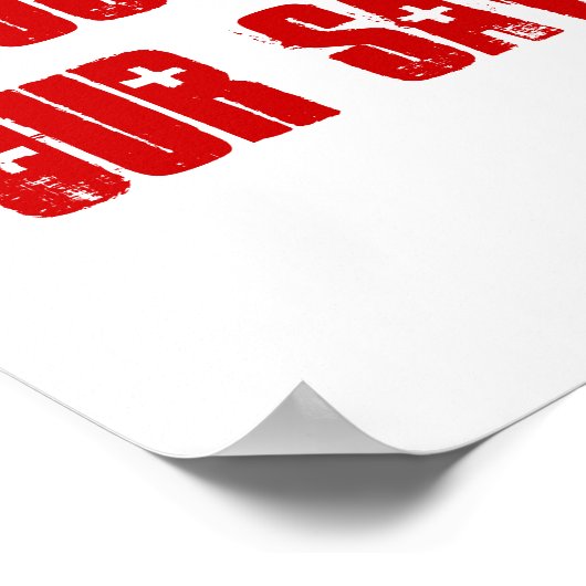 JESUS CHRIST ONZE SAVIOR poster (Hoek)