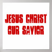 JESUS CHRIST ONZE SAVIOR poster (Voorkant)